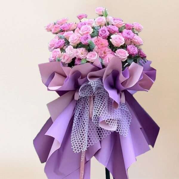 Business Grand Opening Flower Stand - Prosperous Bloom PB01 by Jardin Eden Flowers & Aromatique