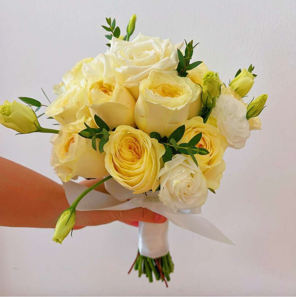 Bridal Hand Bouquet by Jardin Eden Flowers & Aromatique
